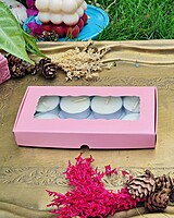 8 Tealights Light Pink (Simple) 8 Tealights Light Pink (Simple)