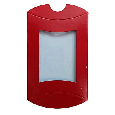 Pillow Box (Square Window) Red